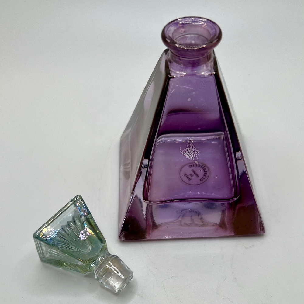 Christallerie Crystal Perfume Bottle - Picture 2 of 6